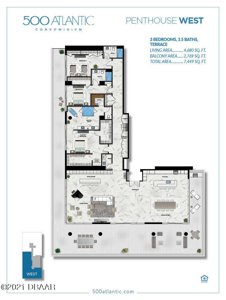 Daytona Beach, FL 32118,500 Atlantic Avenue #PH-West