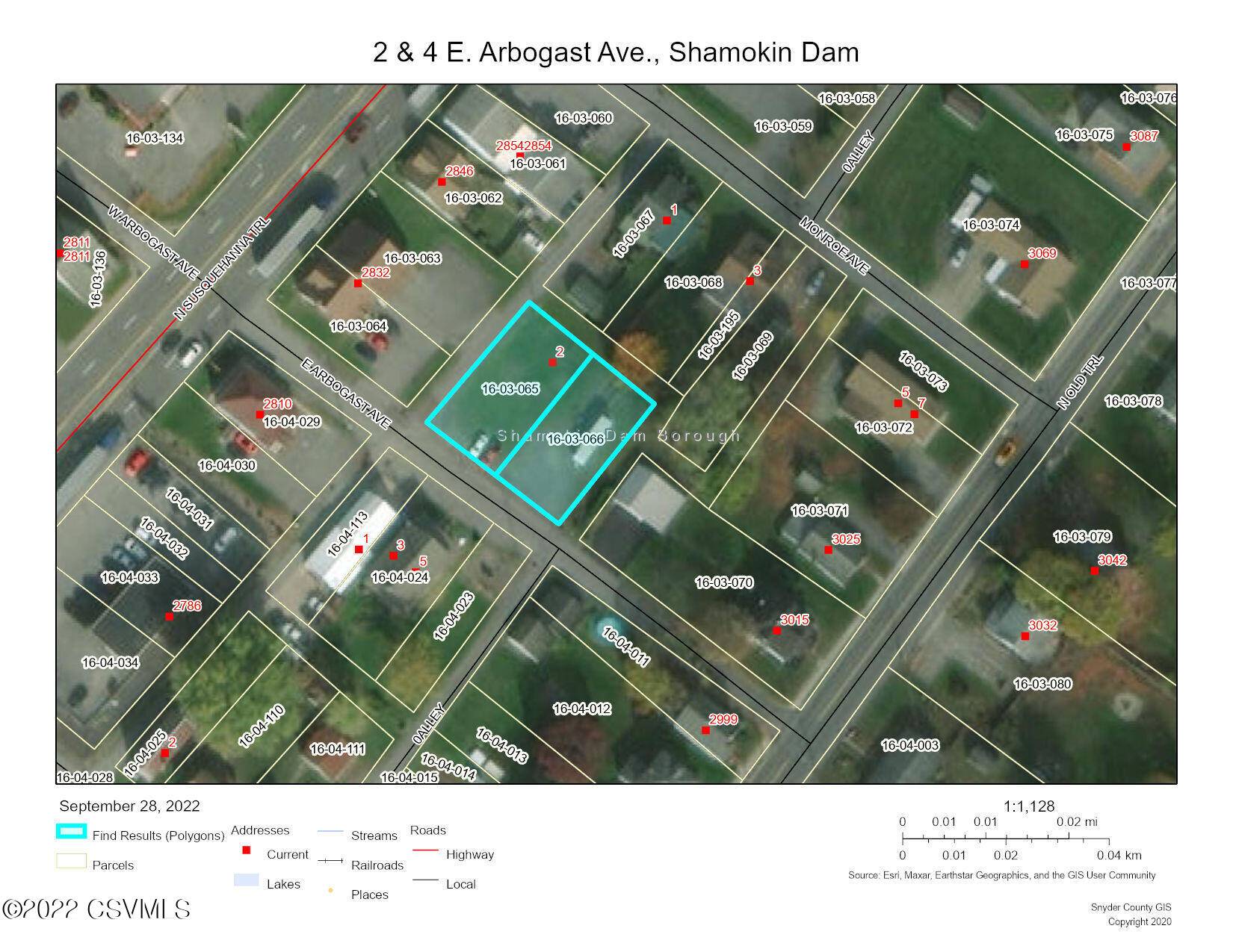 Shamokin Dam, PA 17876,2 & 4 ARBOGAST AVE