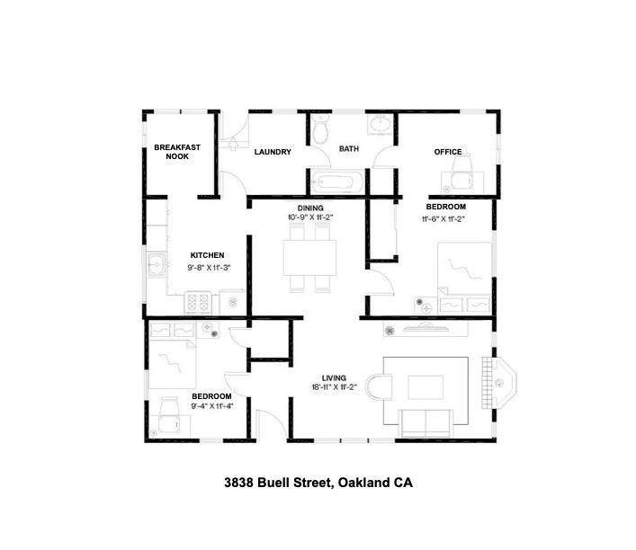 Oakland, CA 94619,3838 Buell ST