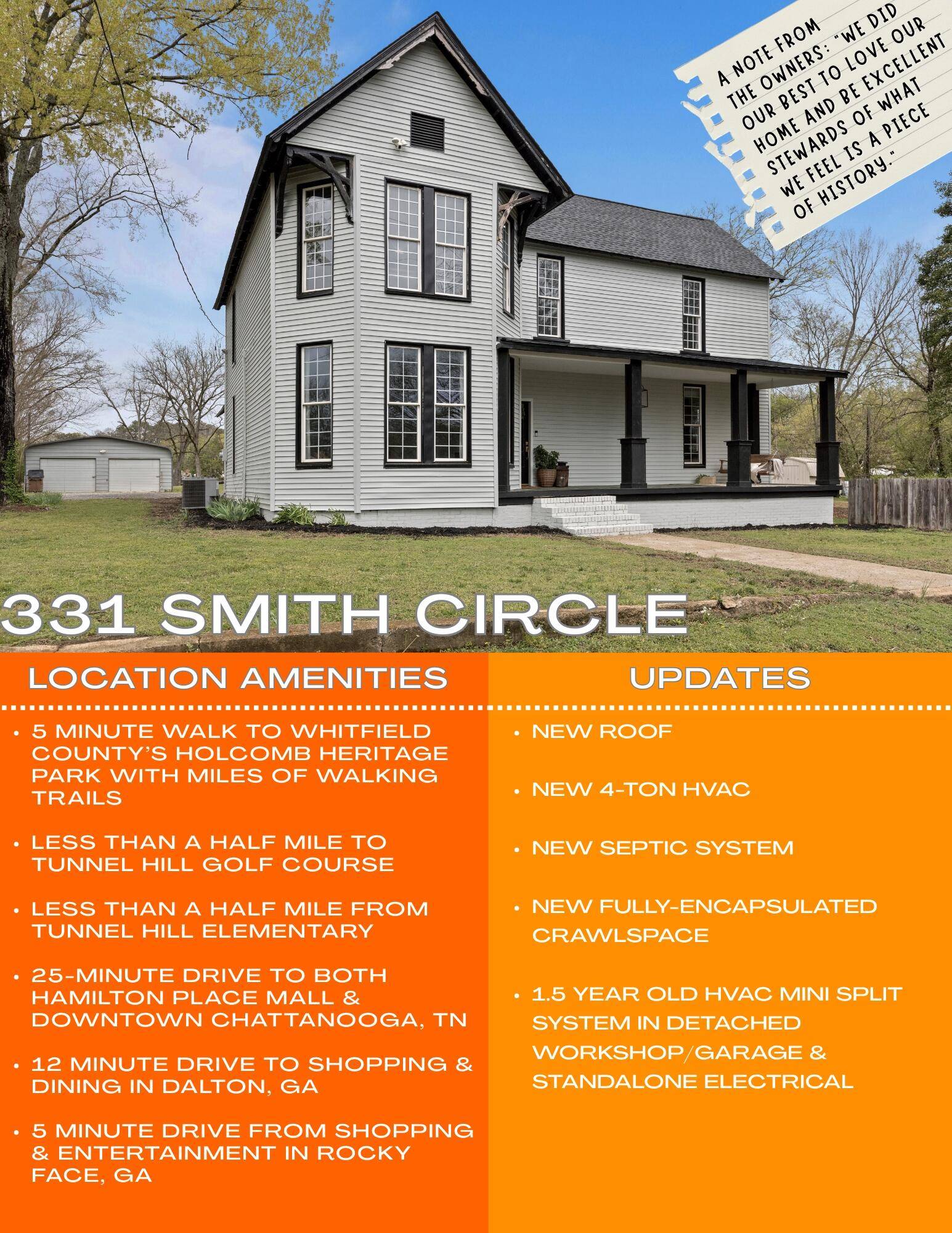 Tunnel Hill, GA 30755,331 Smith CIR