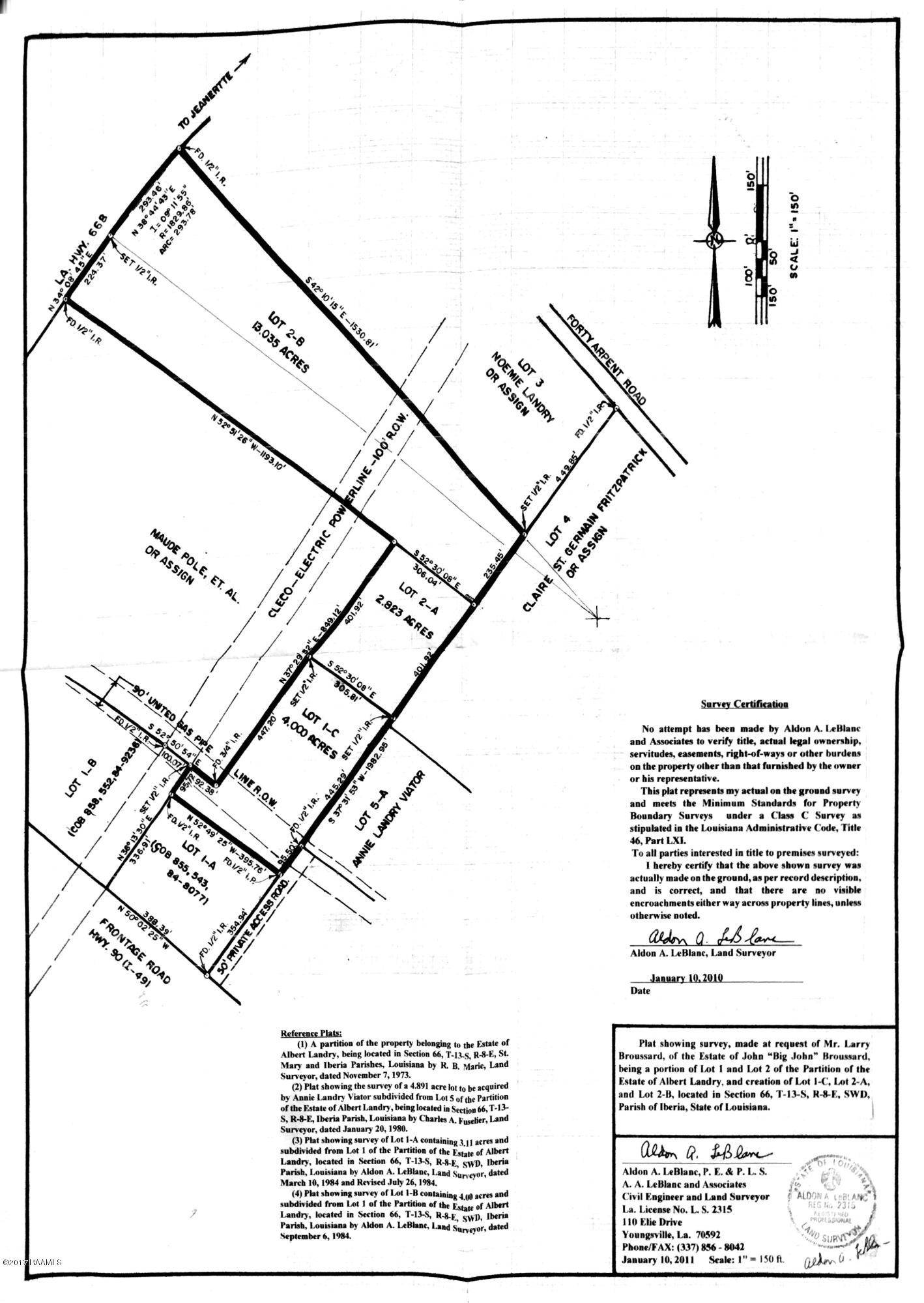 Jeanerette, LA 70544,000 Canal