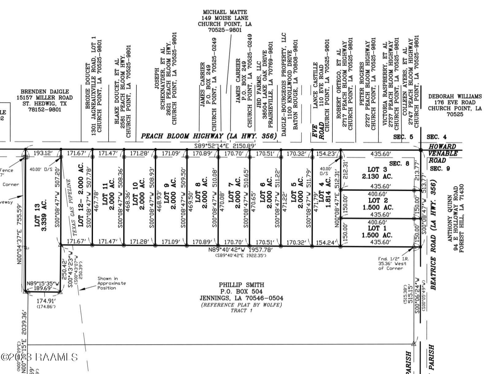 Church Point, LA 70525,2700 Blk Peach Bloom HWY #Lot 7