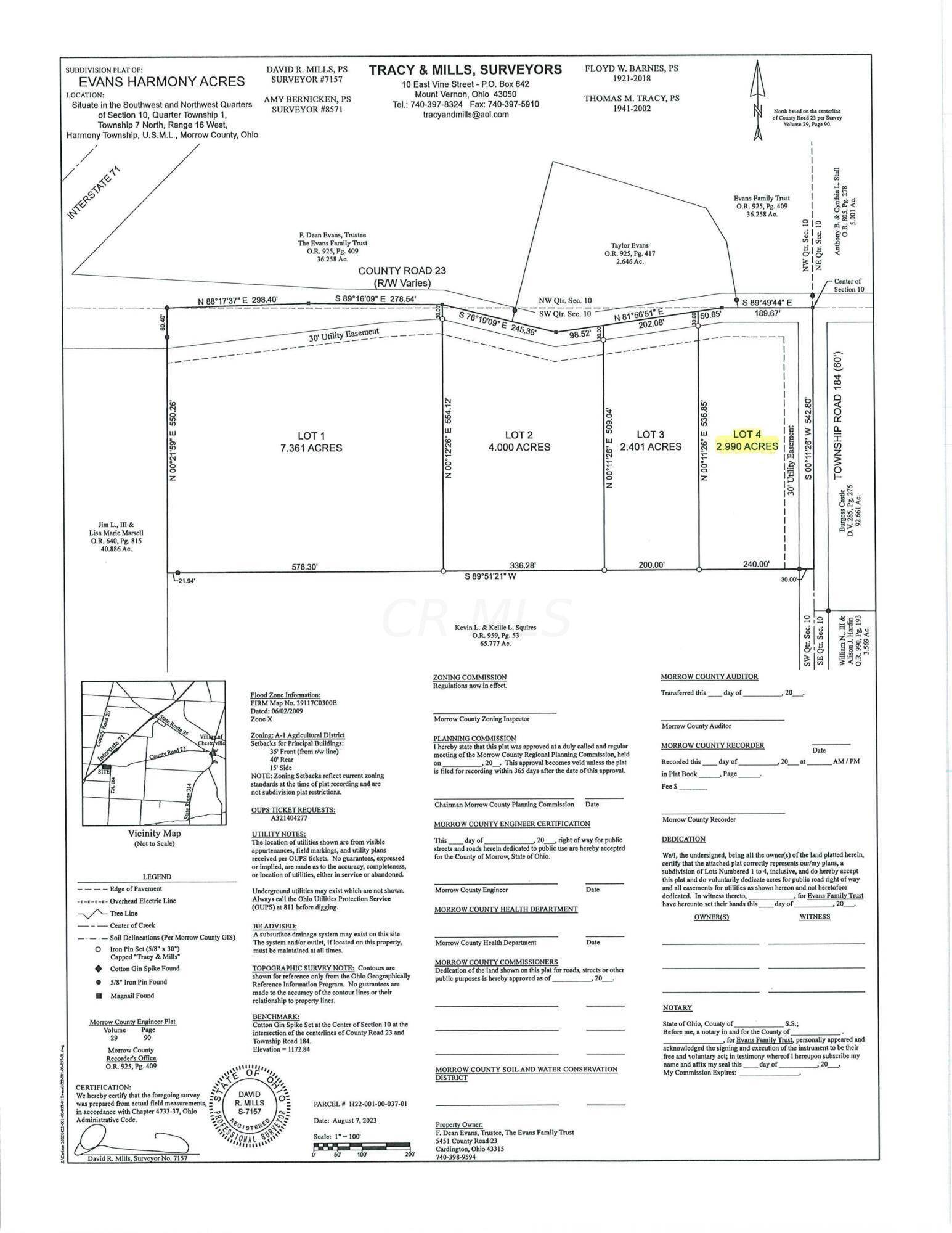 Cardington, OH 43315,0 County Road 23 #Lot 4