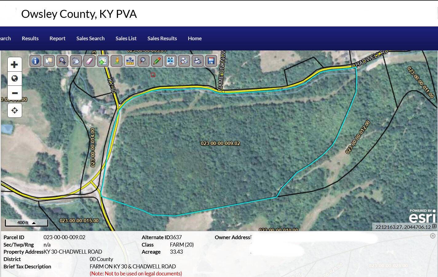 Booneville, KY 41314,00 Farm Ky 30 Chadwell Road