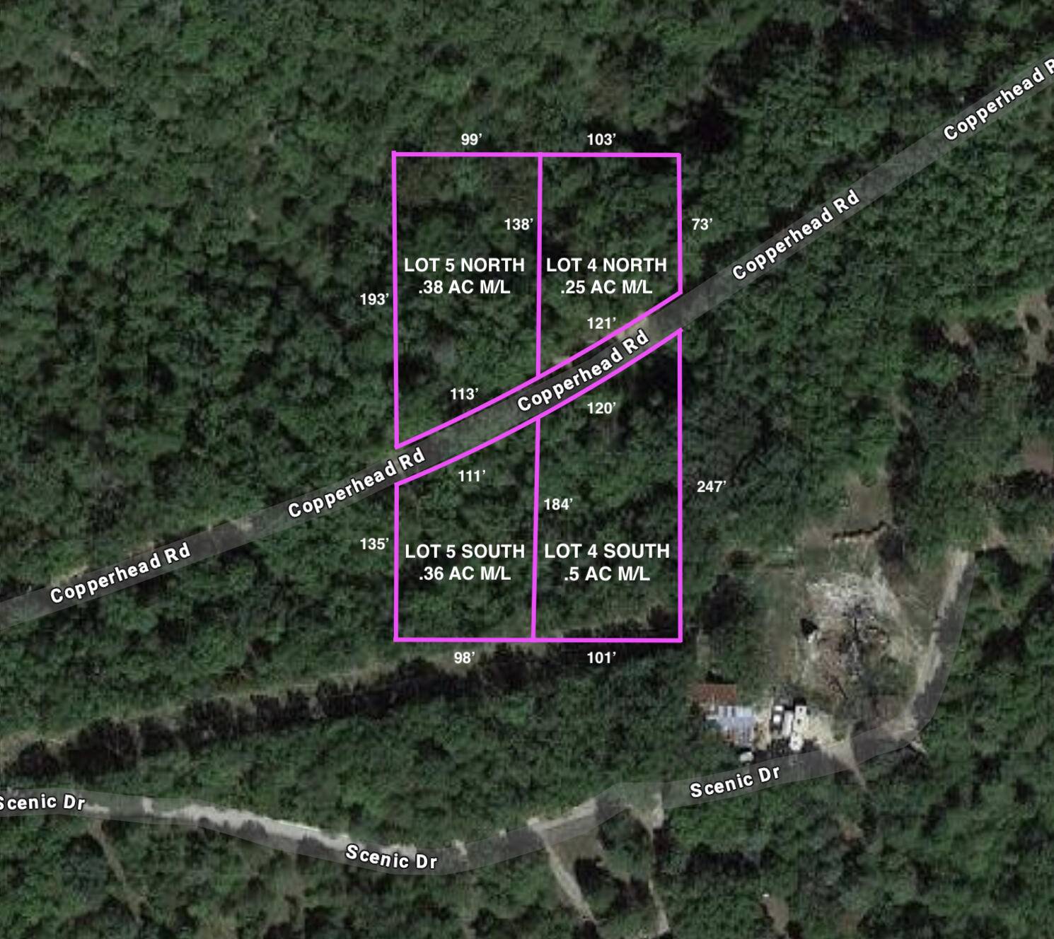 Cedarcreek, MO 65627,Lot 5 N&S Copperhead RD