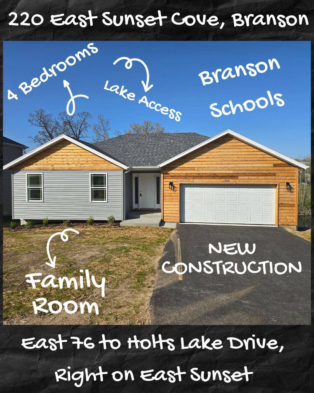 Branson, MO 65616,220 East Sunset Cove