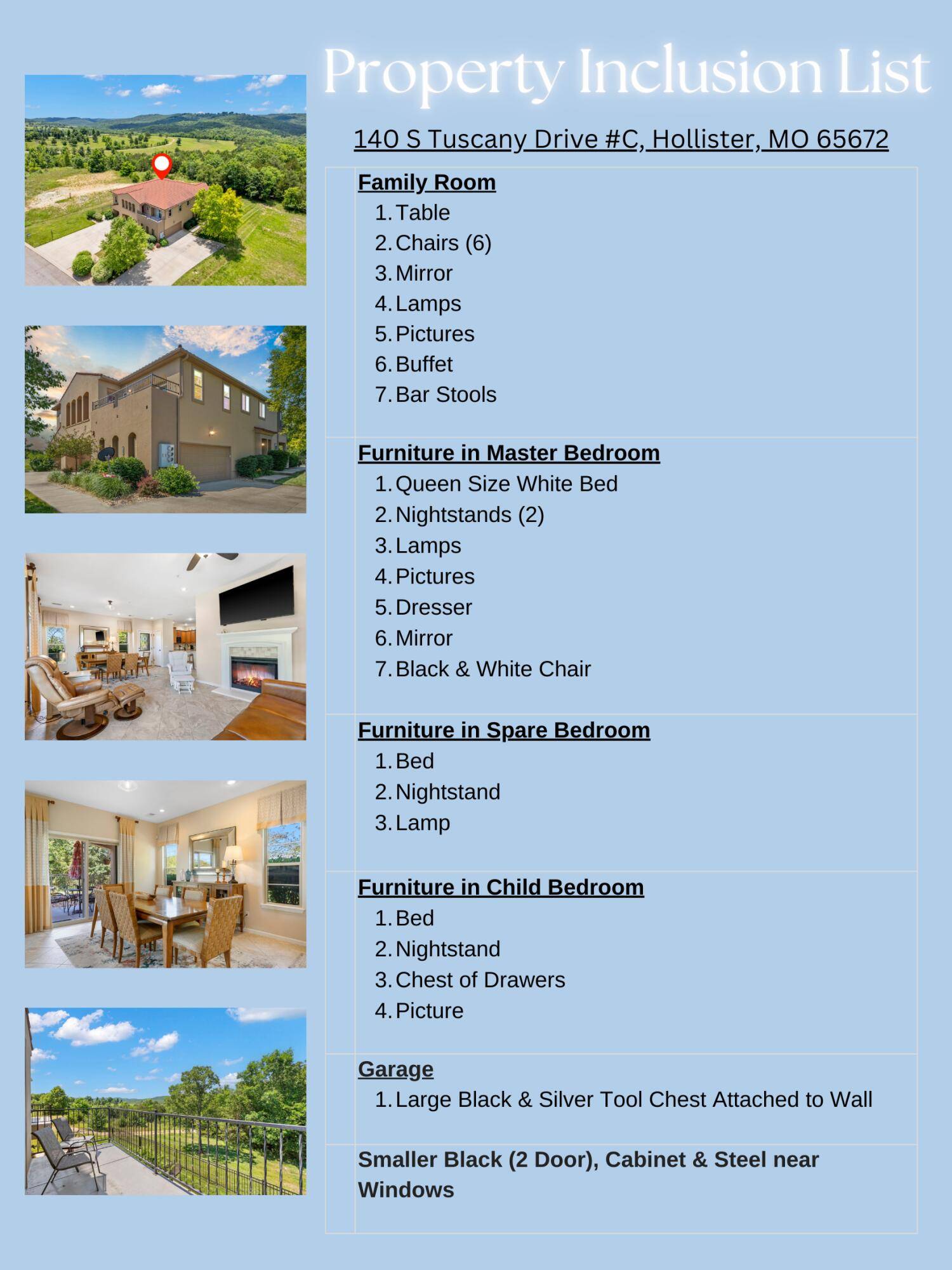 Hollister, MO 65672,140 South Tuscany Drive #C