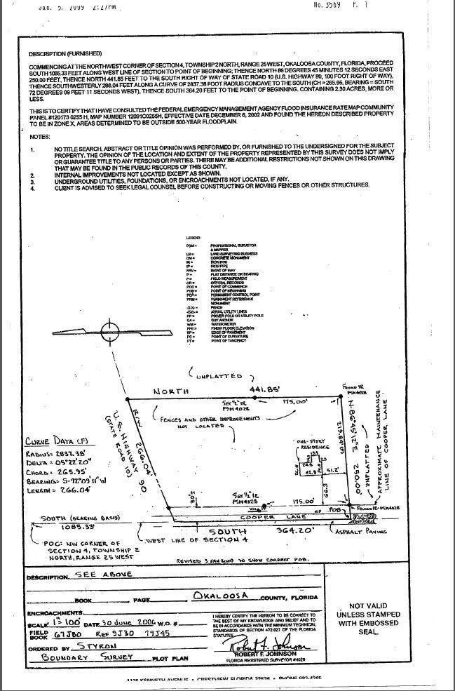 Holt, FL 32564,4030 COOPER Lane