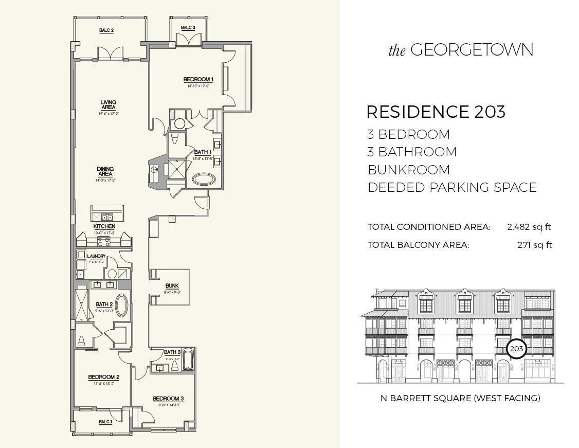 Rosemary Beach, FL 32461,46 N Barrett Square  #Unit #203