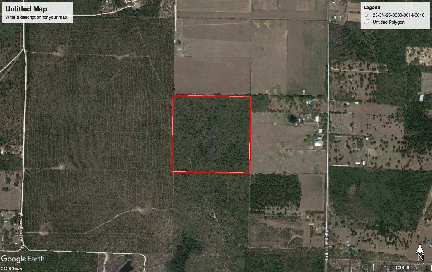 Holt, FL 32564,40 ACRES Griffith Mill Road