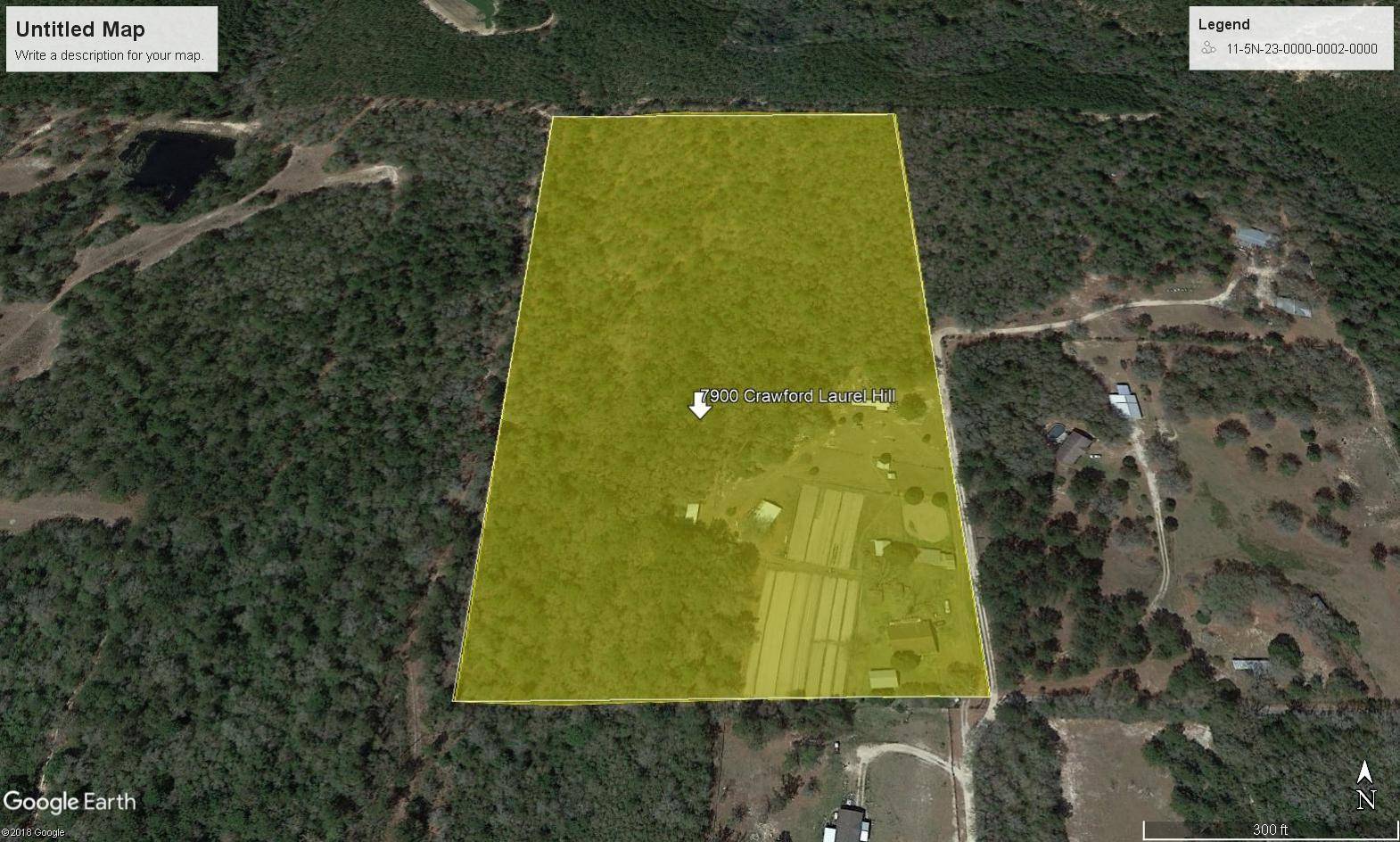 Laurel Hill, FL 32567,7900 Crawford Road