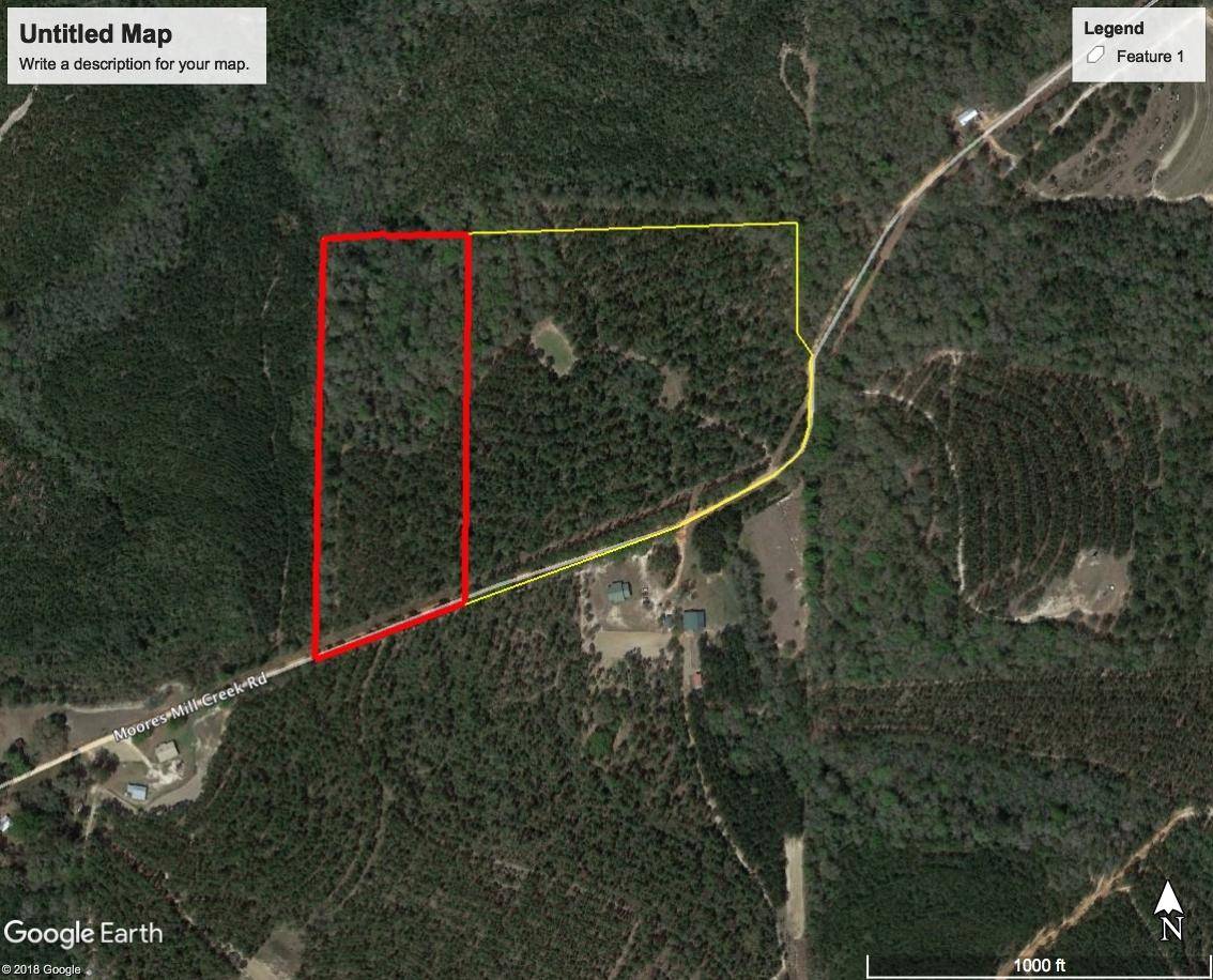 Baker, FL 32531,9 AC Moores Mill Creek Road