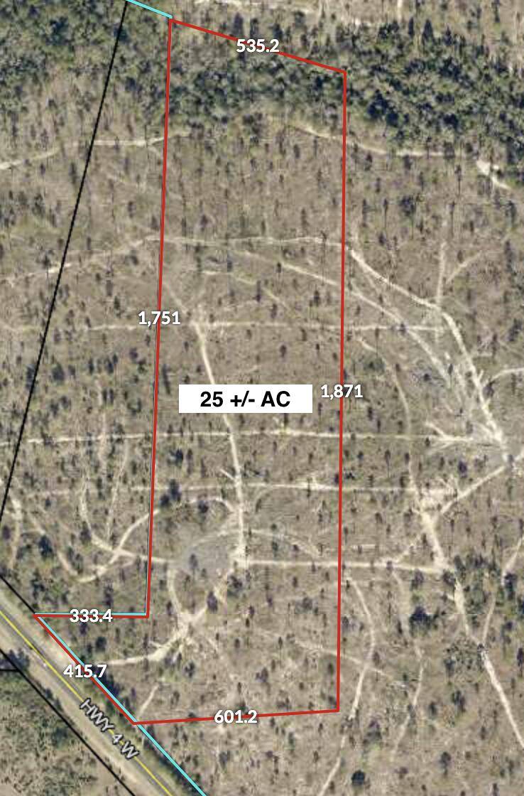 Baker, FL 32531,25+/-AC Highway 4 Road