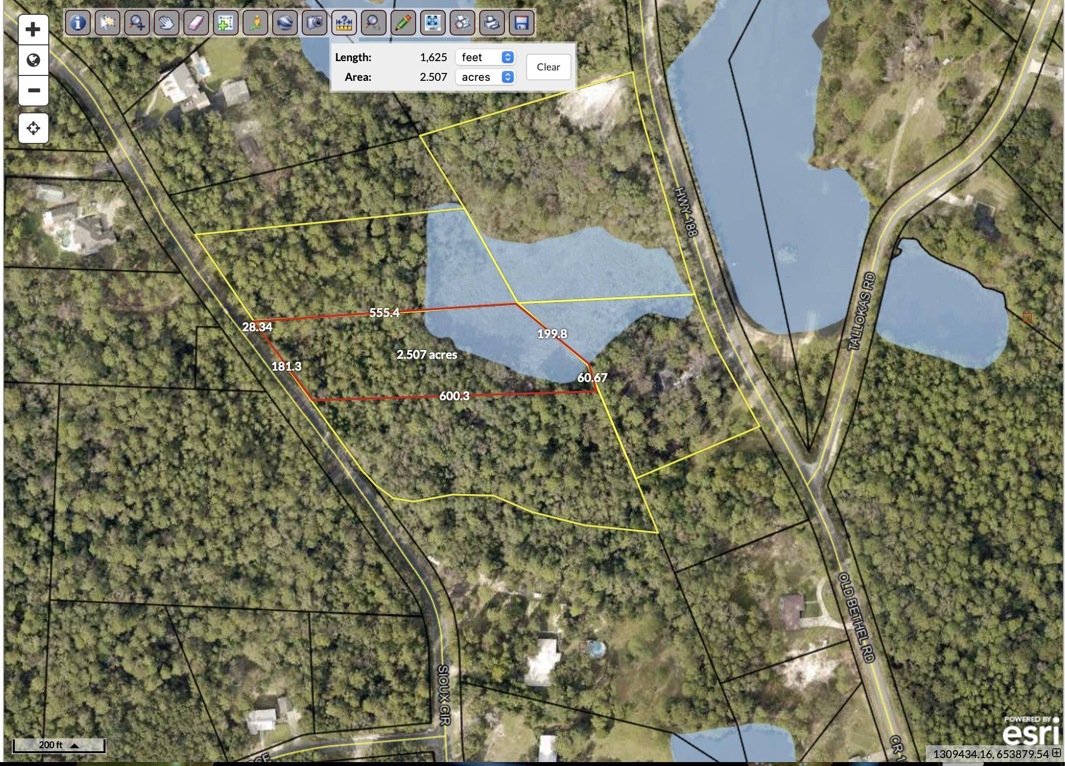 Crestview, FL 32536,+/- 2.5 AC Sioux Circle