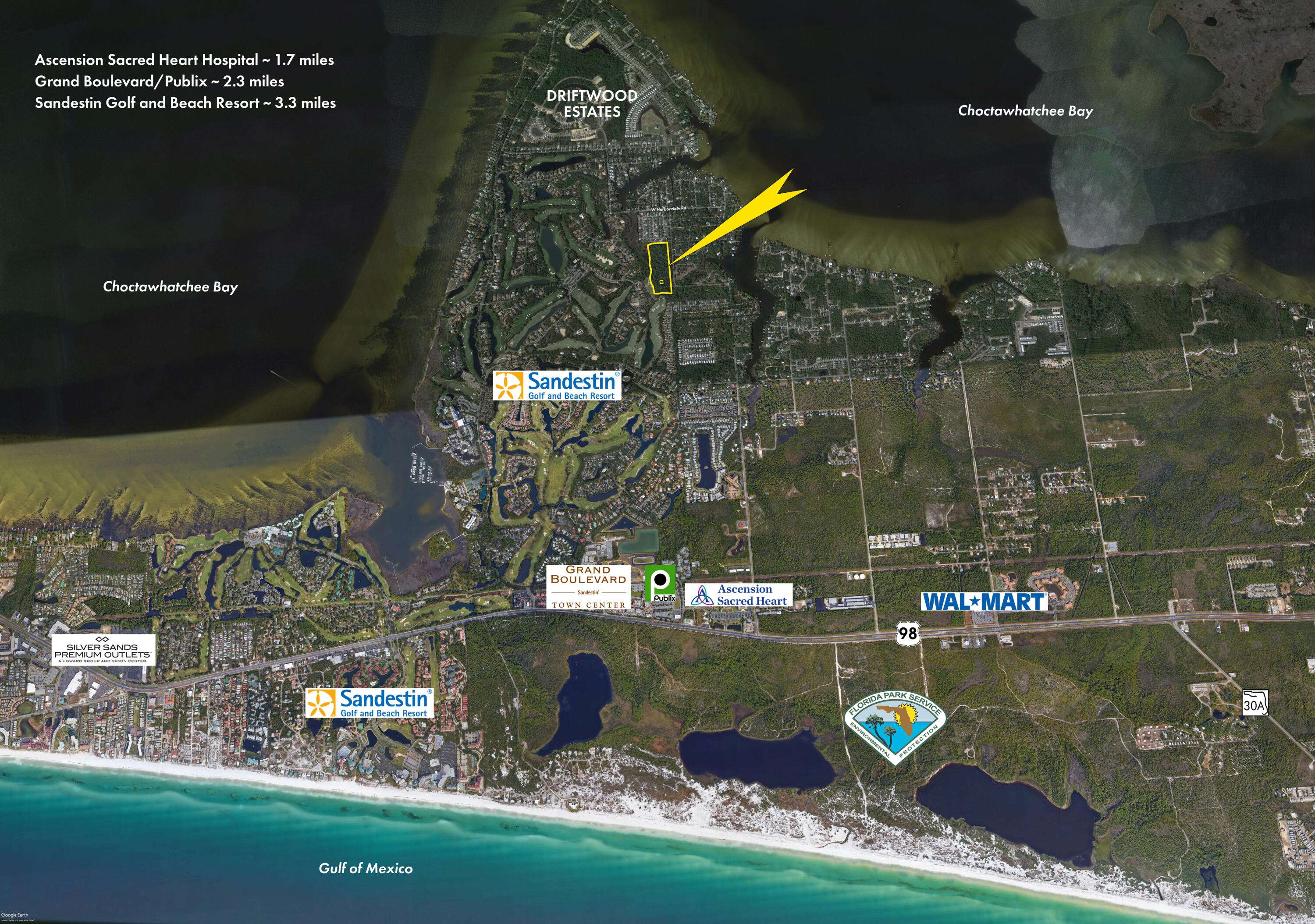 Santa Rosa Beach, FL 32459,1939 Mack Bayou Road