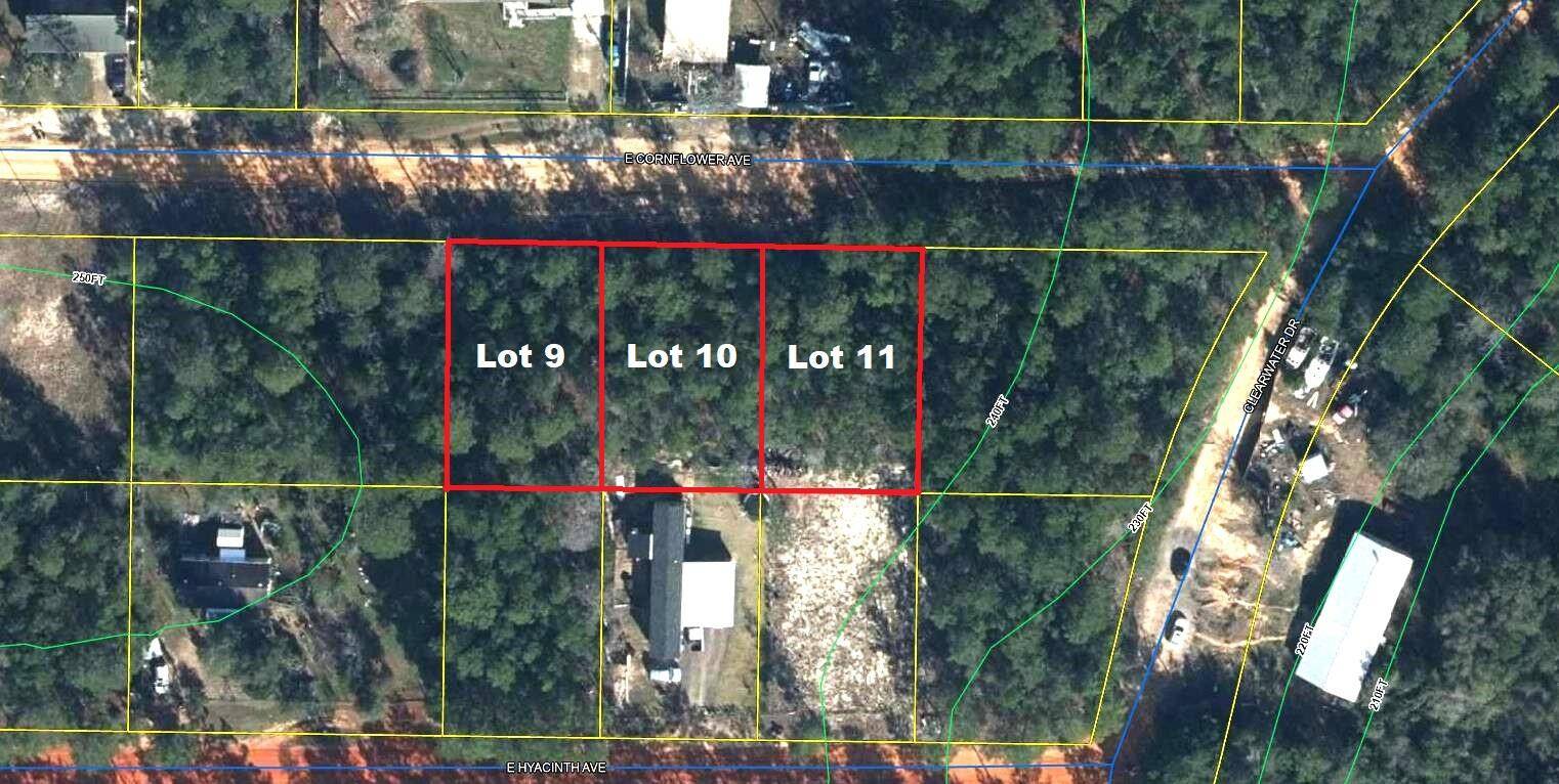 Defuniak Springs, FL 32433,3 Lots E Cornflower Avenue