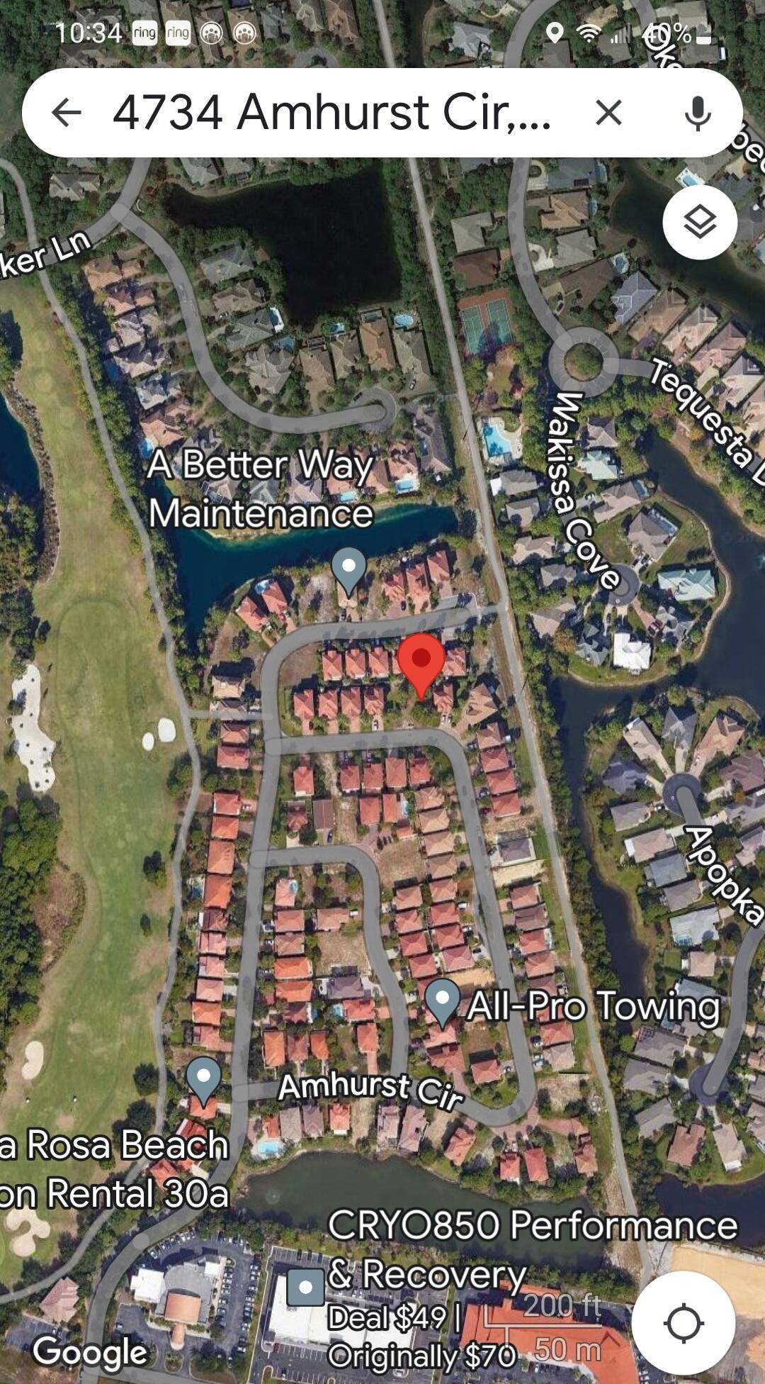 Destin, FL 32541,4734 Amhurst Circle