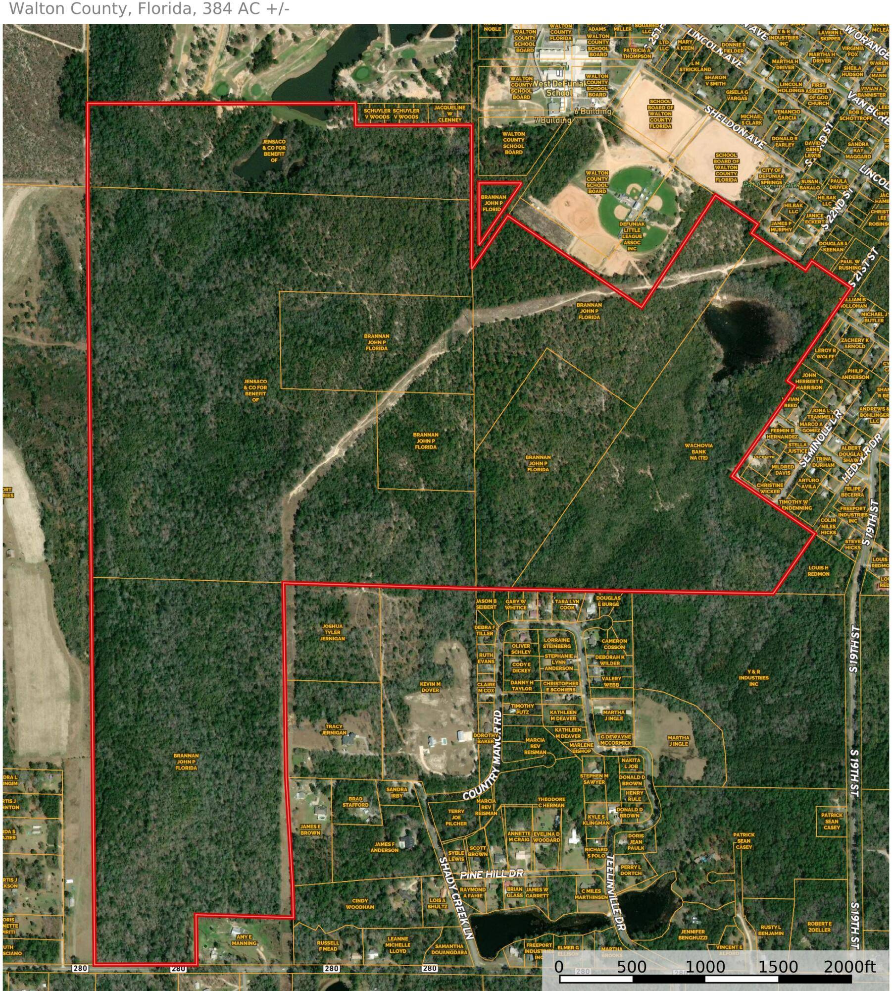 Defuniak Springs, FL 32433,384 Acres Bob Sikes Road