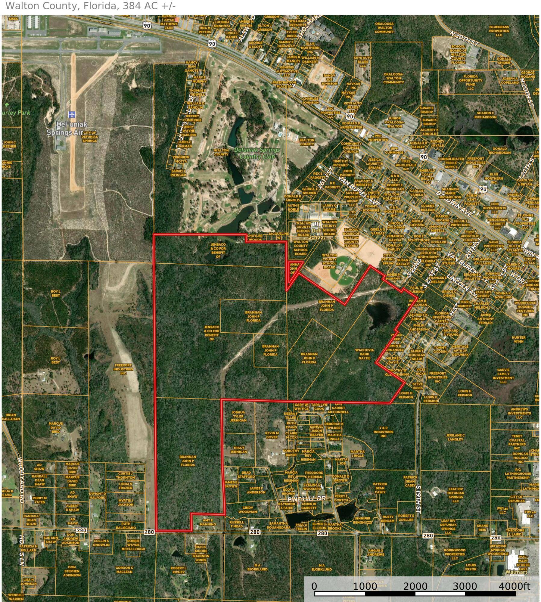 Defuniak Springs, FL 32433,384 Acres Bob Sikes Road