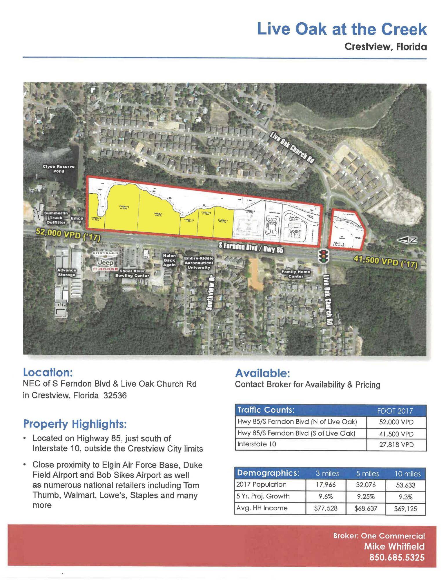 Crestview, FL 32536,00 N Hwy 85  #Lots 5 -175