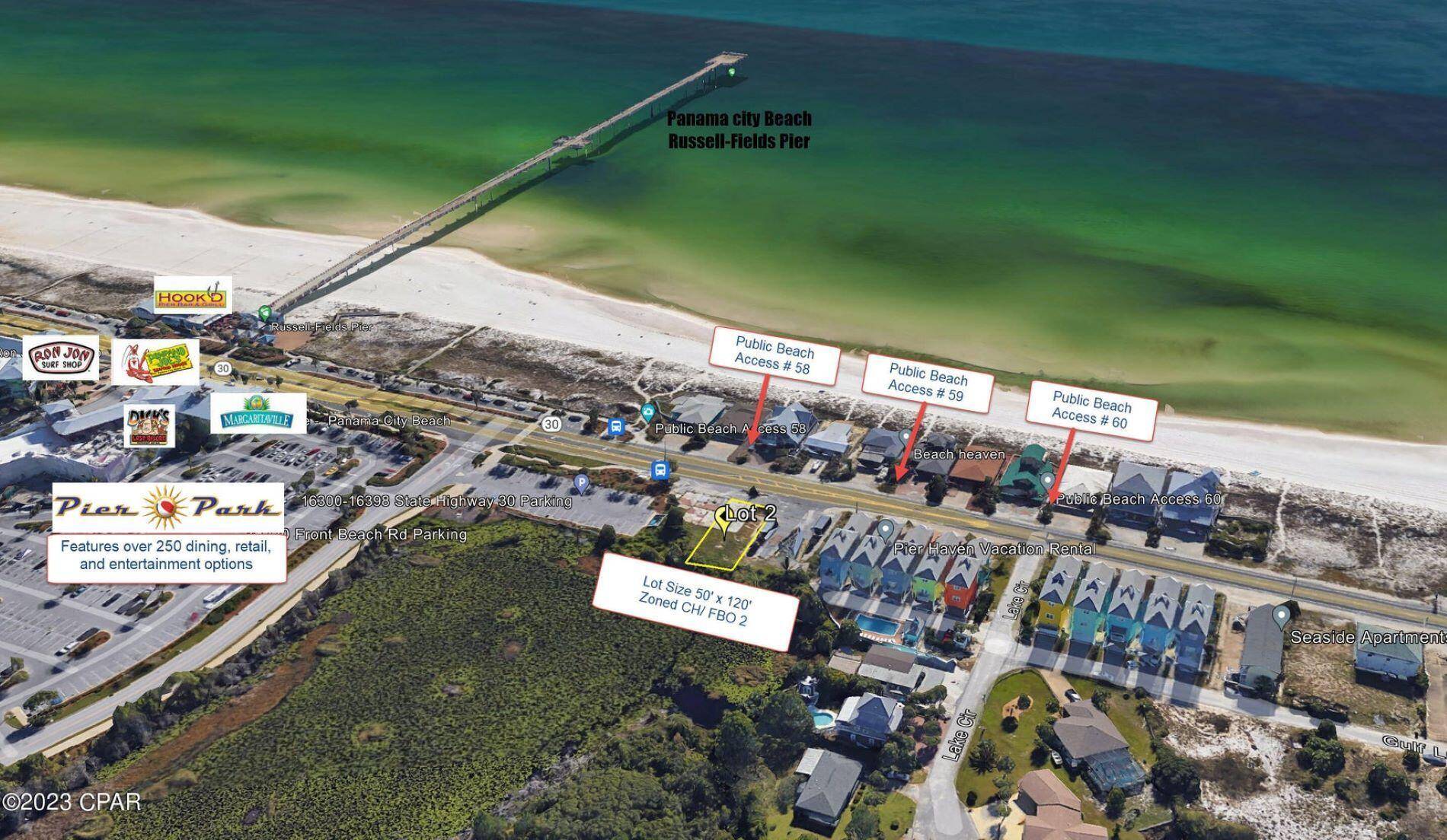 Panama City Beach, FL 32413,TBD Front Beach Road  #Lot 2