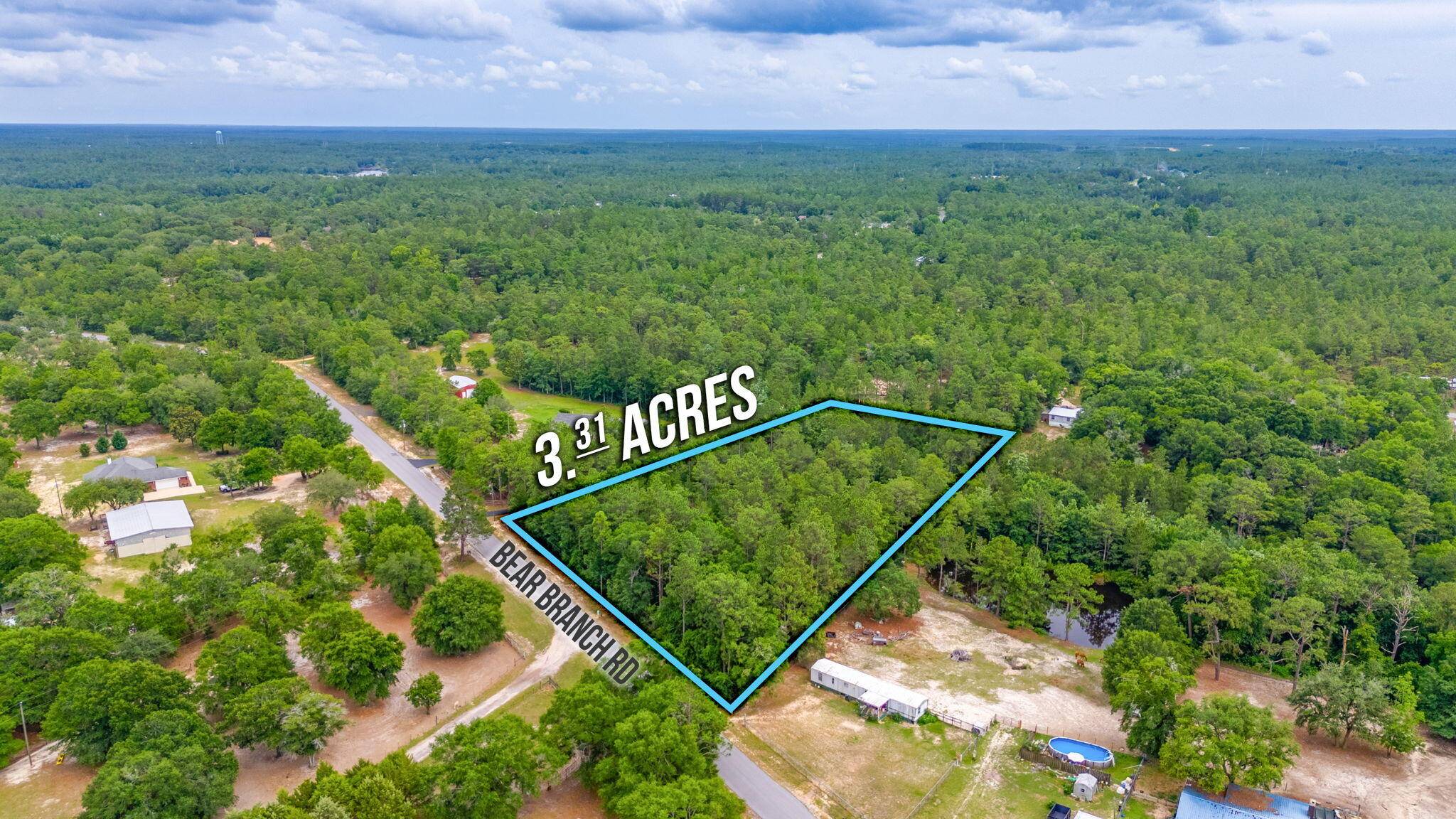 Crestview, FL 32539,3.31 ACRES BEAR BRANCH Road