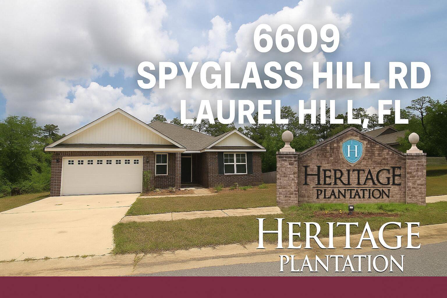 Laurel Hill, FL 32567,6609 Spyglass Hill Road