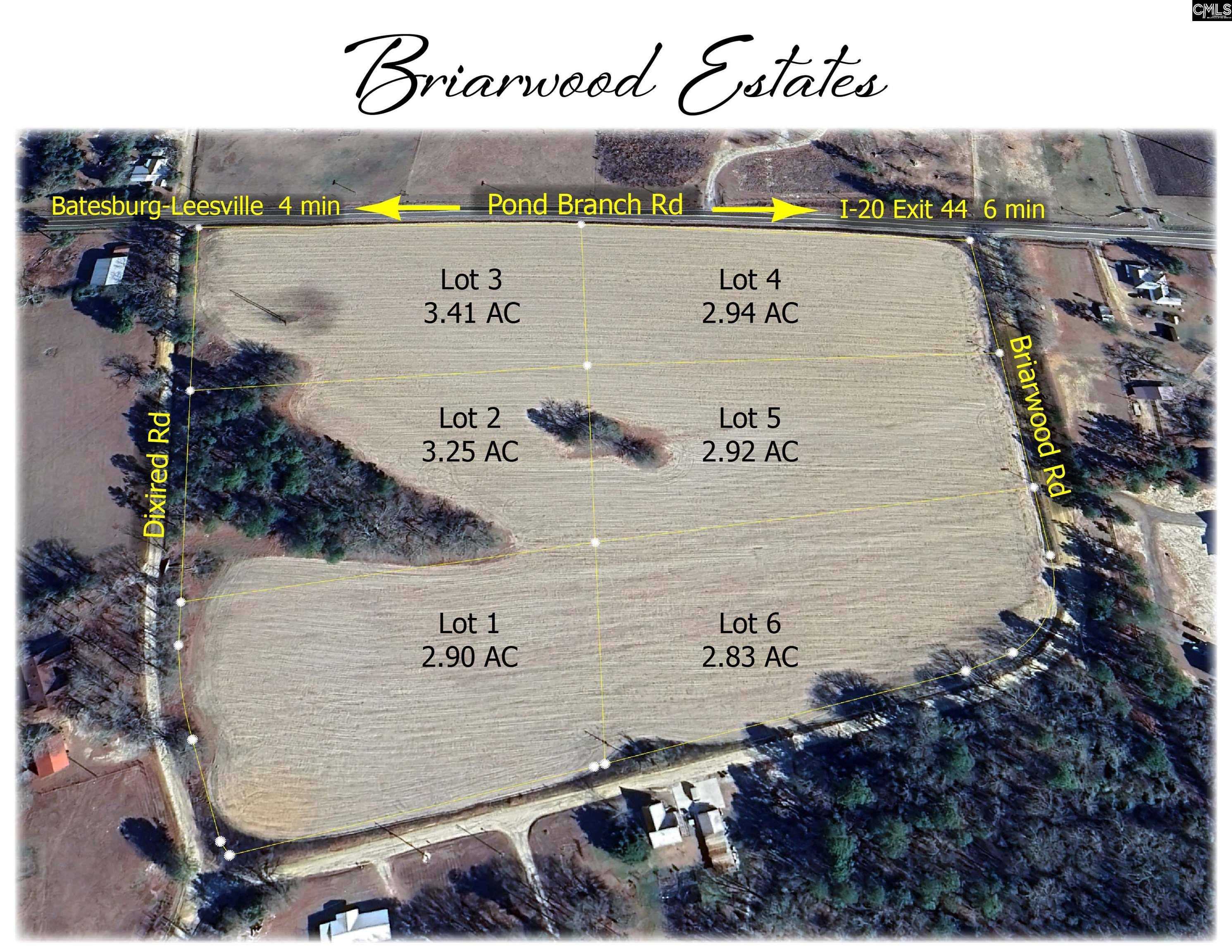 Leesville, SC 29070,120 Briarwood Road Lot 3 #Lot 3