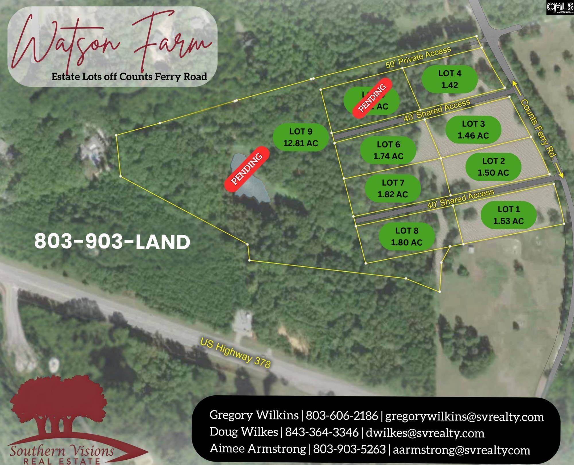 Lexington, SC 29072,0 Counts Ferry Lot 6 Road #6