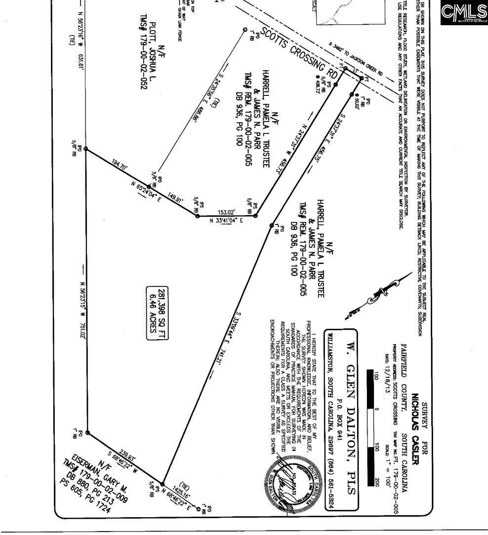 Winnsboro, SC 29180,TBD Scotts Crossing Road