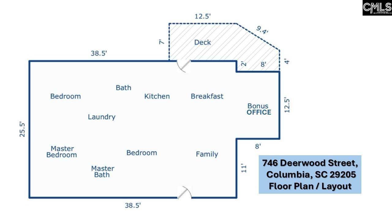 Columbia, SC 29205,746 Deerwood Street