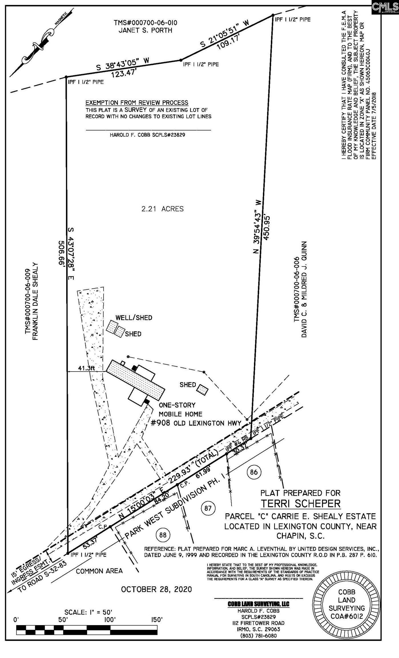 Chapin, SC 29036,908 Old Lexington Highway