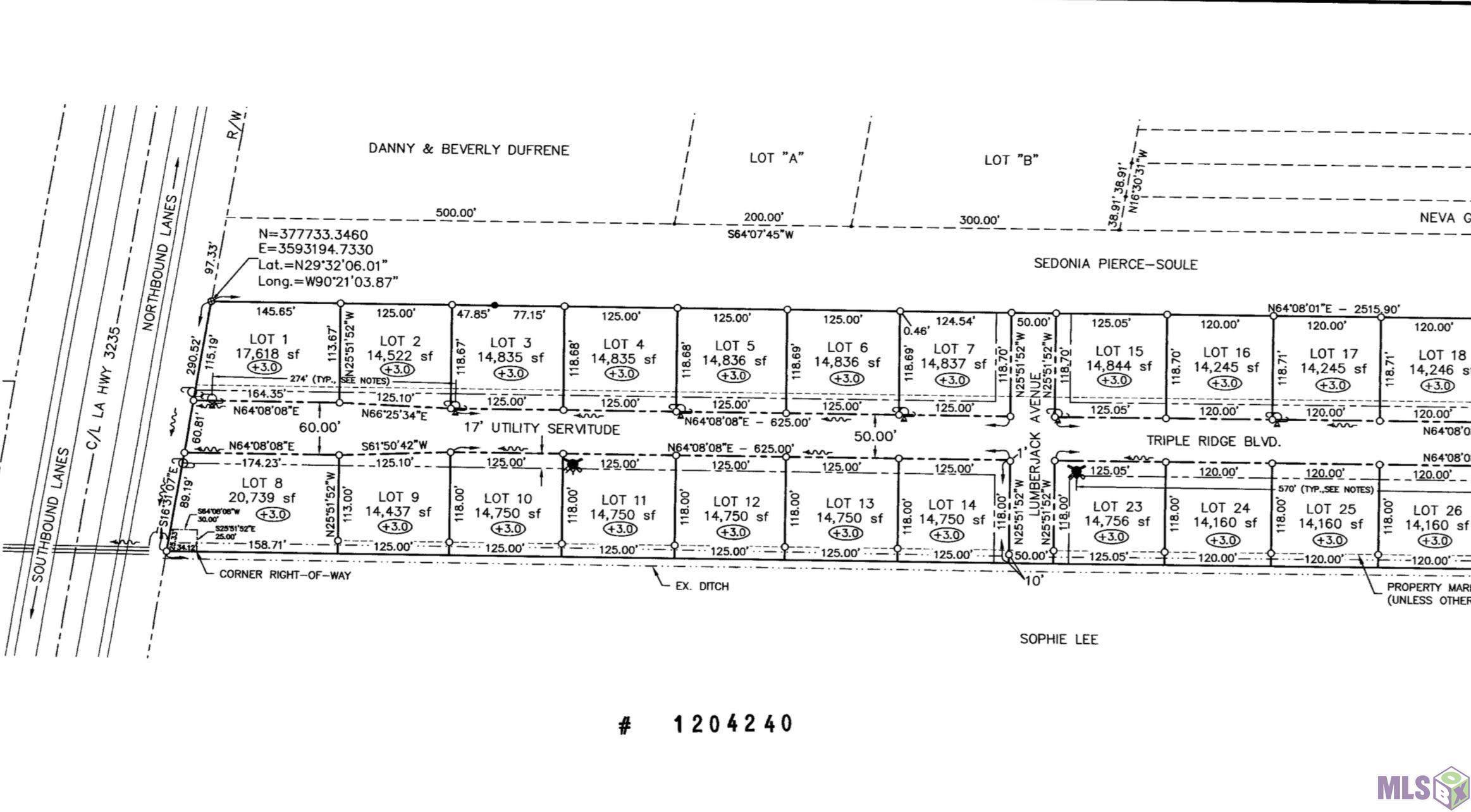 Cut Off, LA 70345,Lot 5 Triple Ridge Blvd