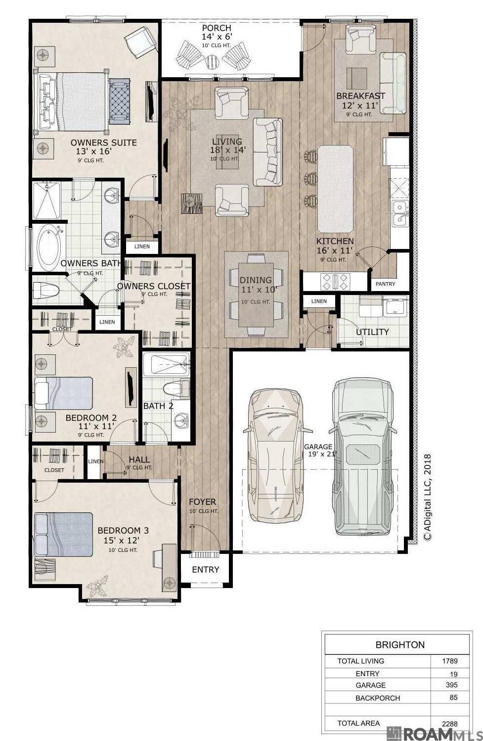 Saint George, LA 70810,7649 Silverside Cove Dr