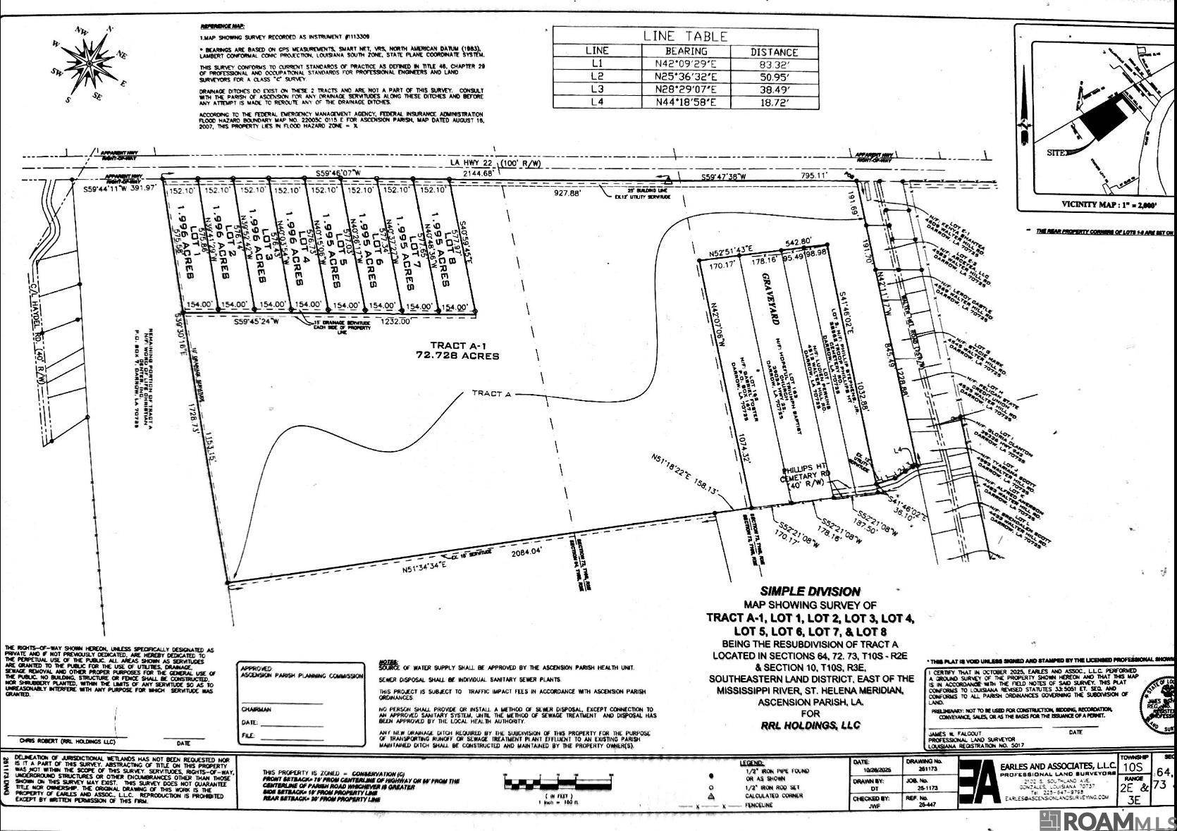 Darrow, LA 70725,Lot #8 La Hwy 22