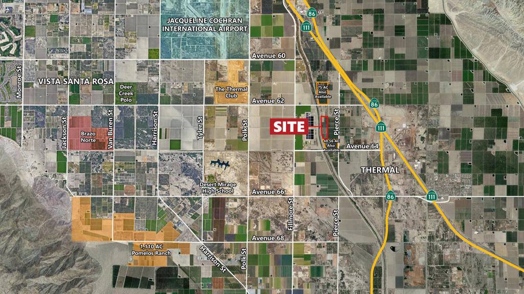 Thermal, CA 92274,0 Ave 63 & W Pierce St