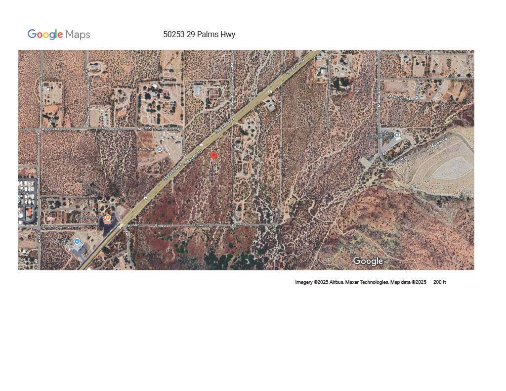 Morongo Valley, CA 92256,50253 29 Palms HWY