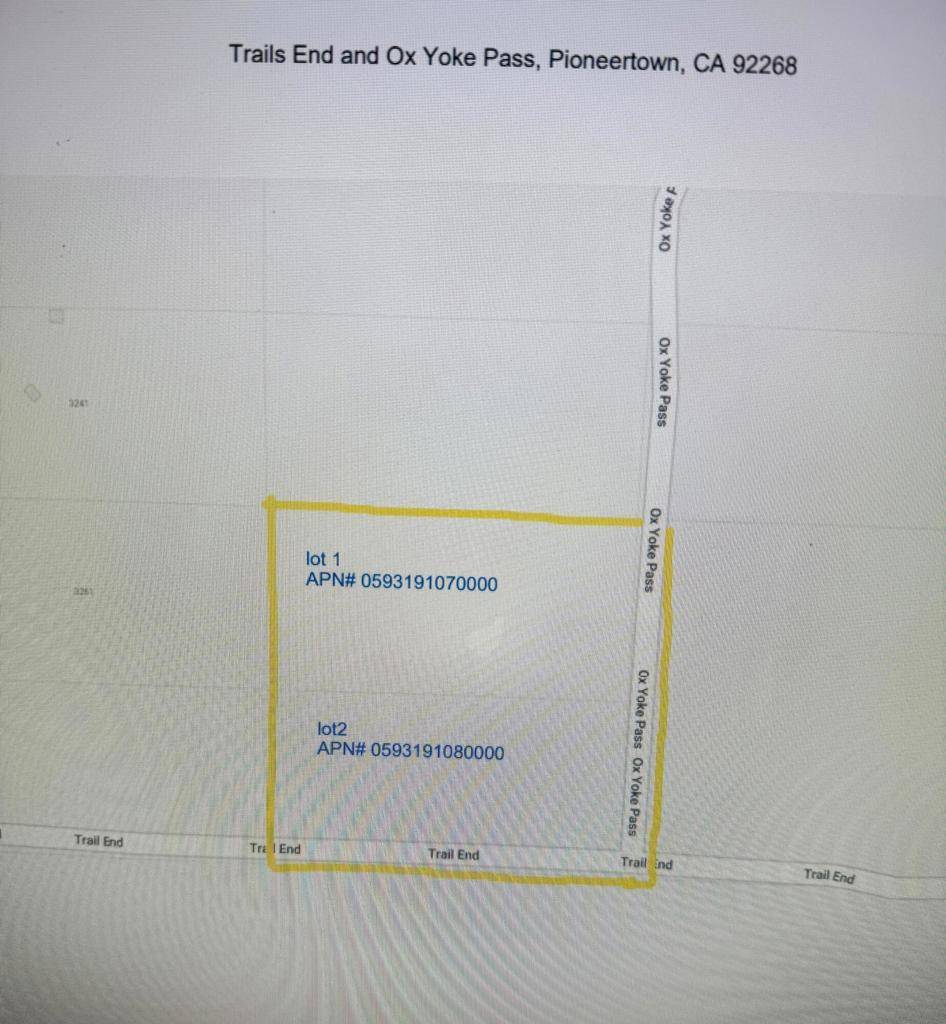 Pioneertown, CA 92268,0 Trails End Ox Yoke Pass
