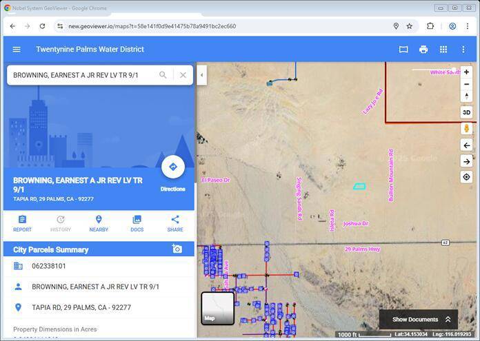 29 Palms, CA 92277,0 Tapia RD