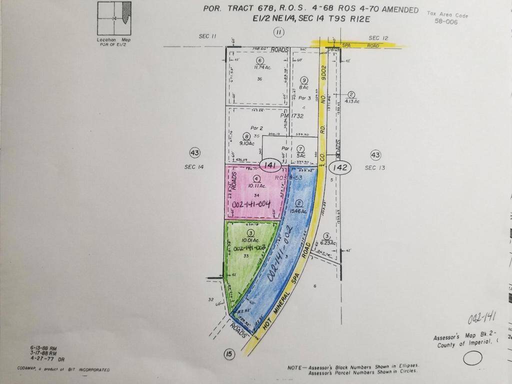 Niland, CA 92257,10 .03 Ac Hot Mineral Spa RD