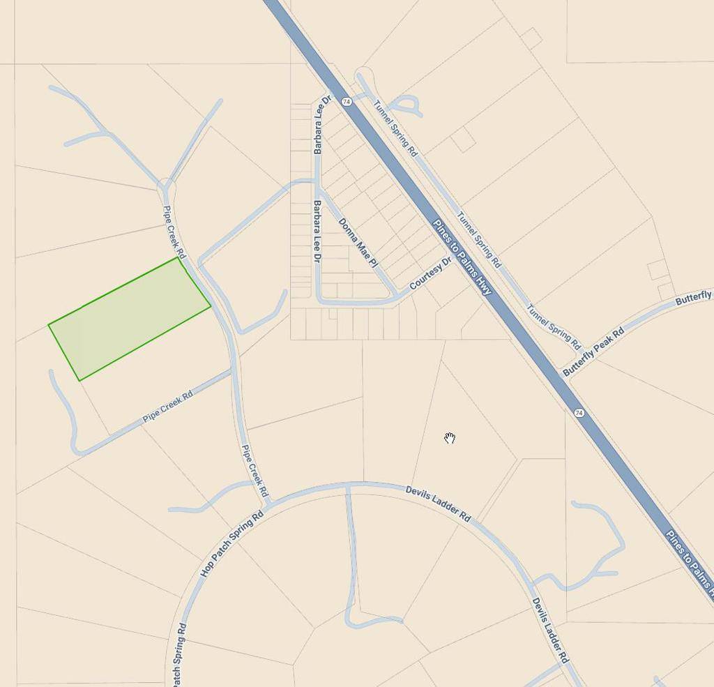 Garner Valley, CA 92561,0 Pipe Creek Road