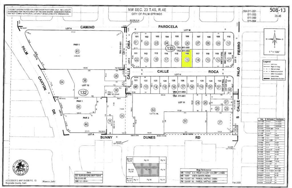 Palm Springs, CA 92264,0 Calle Roca