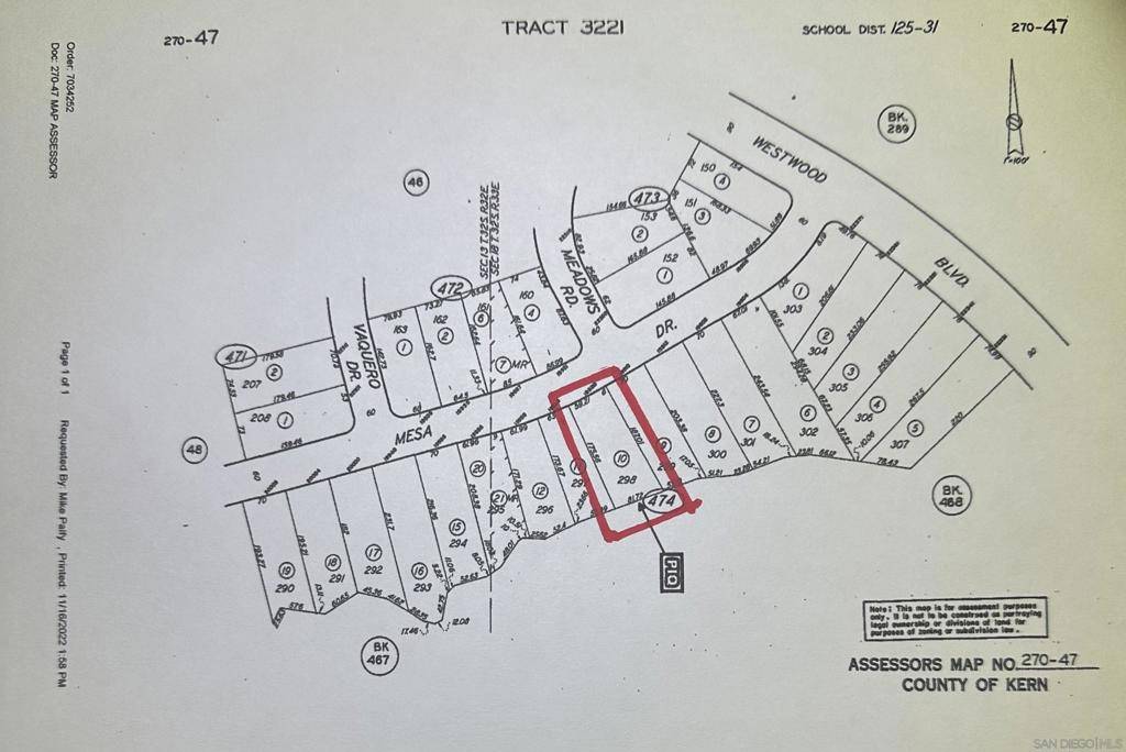 Tehachapi, CA 93561,19920 Mesa Dr.