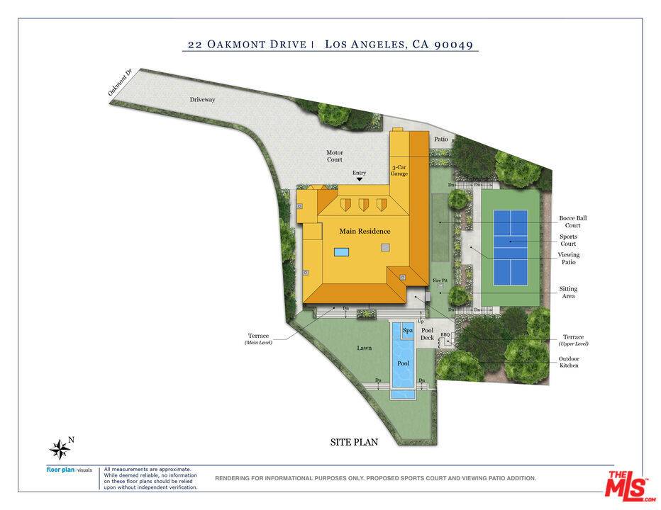 Los Angeles, CA 90049,22 Oakmont DR