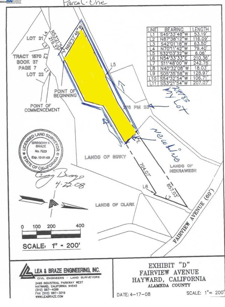 Hayward, CA 94542,0 Fairview Dr.