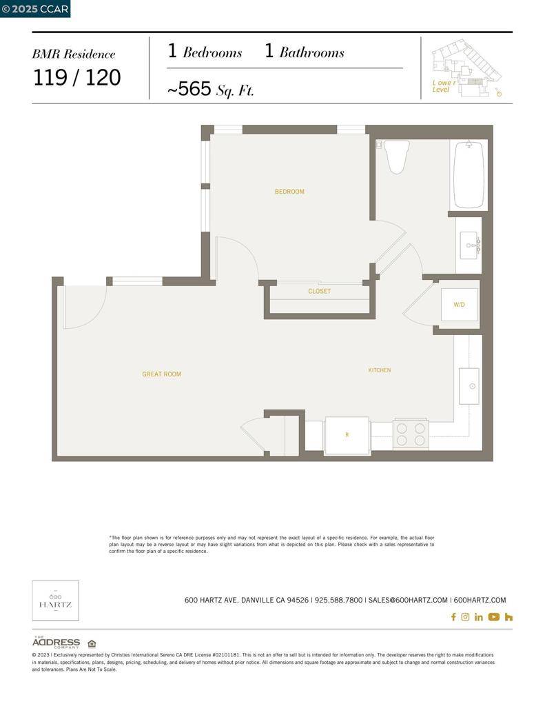 Danville, CA 94526,600 Hartz Ave #119