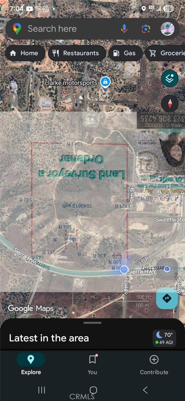 Acton, CA 93510,0 Vac/Sierra Hwy/Capland Dr.