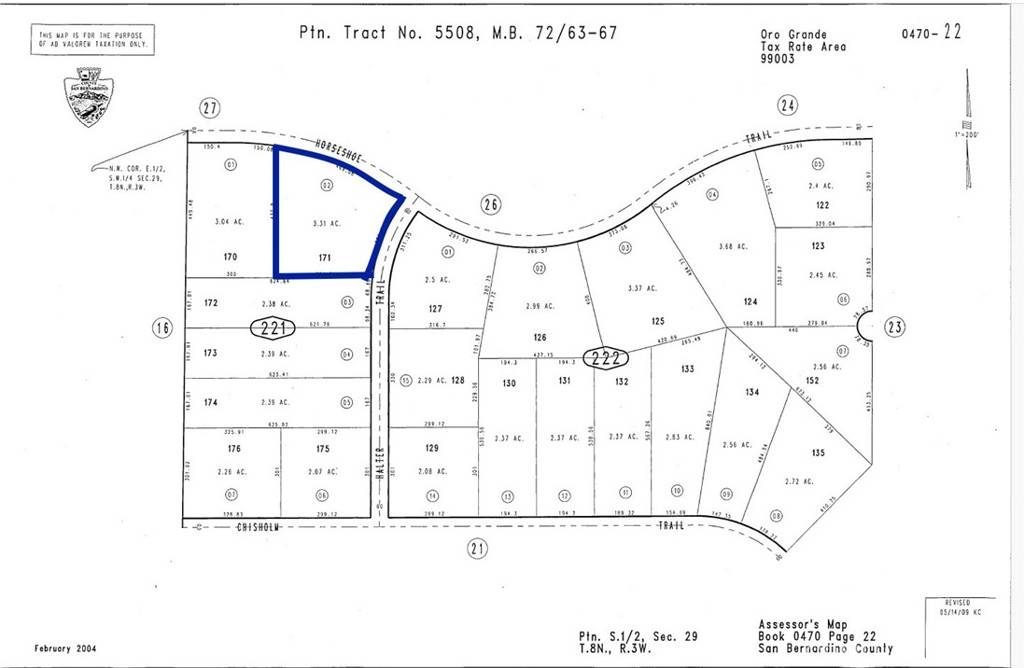 Oro Grande, CA 92368,0 Horseshoe TRL