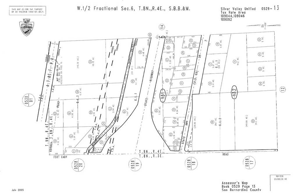 Newberry Springs, CA 92365,0 Hwy 40 / Memorial