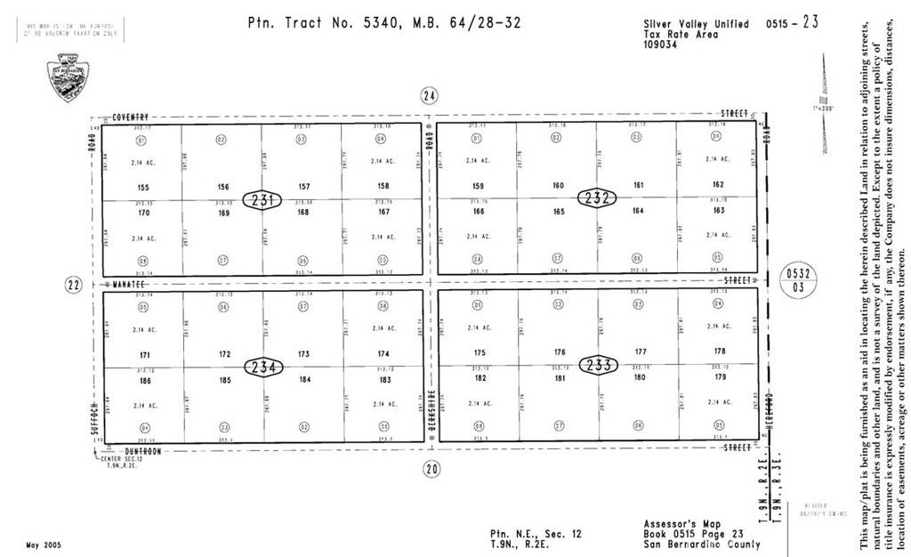 Newberry Springs, CA 92365,43070 Duntroon